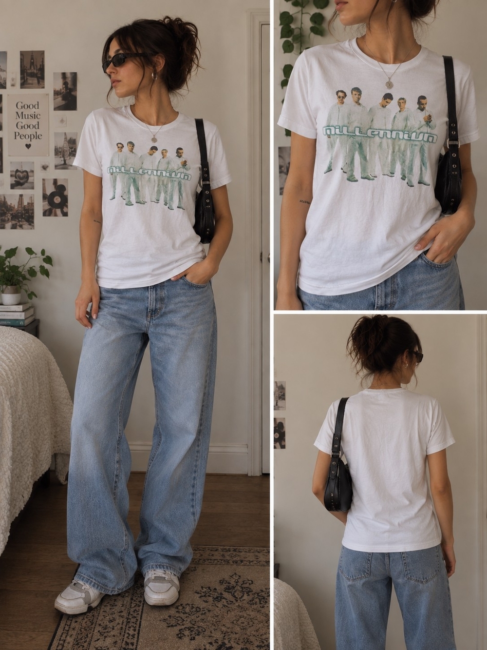 Backstreet Boys Millenium Size S White Graphic Tee 100% Cotton